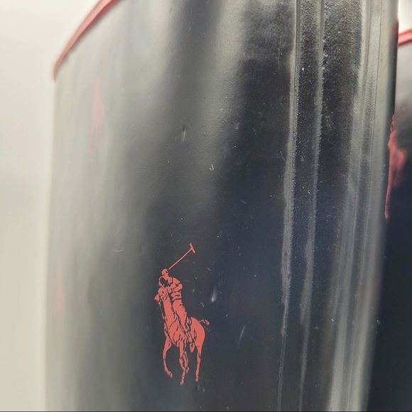 Polo Ralph Lauren Women’s Logo Tall Rubber Rain Boots Size 11 - Picture 12 of 12